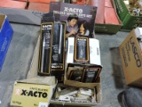 X-ACTO Deluxe Whittlers Set #5103 / 6 #3201 No. 1 Knives / Blades , Etc...