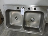 2 Compartment Stainless Steel Sink -- NEW
