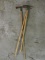 Lot of 3 Gardening Tools & a 2-Prong Weeding Hoe - NEW
