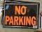 No Parking' Metal Sign / 14