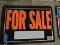 ''For Sale' Metal Sign / 14