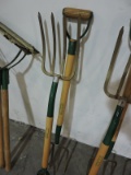 Pair of Green Thumb Pitch Forks -- NEW Vintage Inventory