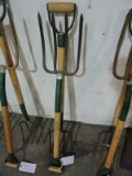 Pair of Green Thumb Pitch Forks -- NEW Vintage Inventory