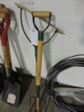 One GREEN THUMB Pitch Fork & One Weed Cutter - NEW