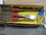 STANLEY Chisels (3 total) NEW Vintage Stock