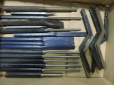 Lot of Punches, Chisels, Masonry Tools (apprx 20) NEW Vintage