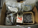 Lot of Clamps, O-Rings, Hardware, Hole Saw, Screws - See Photo