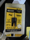 GENERAL Brand Plug Cutter 1/2