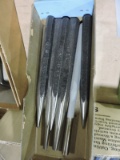 Lot of Punches, Chisels & Masonry Tools (7 total) - NEW Vintage