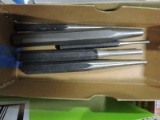 Lot of Punches, Chisels & Masonry Tools (5 total) - NEW Vintage