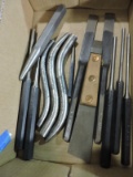 Lot of Punches, Chisels & Masonry Tools (13 total) - NEW Vintage