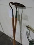 Pair of Yard and Garden Hoes - NEW Old Stock Inventory