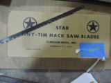 TINY TIM 32-Tooth Hack Saw Blades (1 Box) - NEW Vintage Old Stock