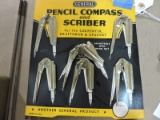 GENERAL Brand Pencil Compass & Scriber (6 total) - NEW