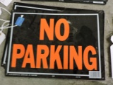'No Parking' Metal Sign / 14