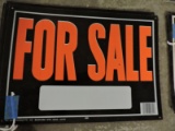 For Sale' Metal Sign / 14