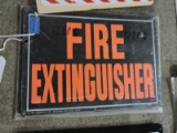 Fire Extinguisher' Metal Sign / 14