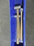 3 Nicholson Replacable Head Hammers #100 - NEW Old Stock