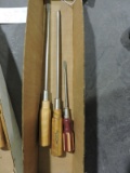 Lot of 3 Large Flathead Screwdrivers -- NEW Old Stock