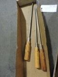 Lot of 3 Large Flathead Screwdrivers -- NEW Old Stock