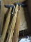 2 Brick Hammers -- NEW Old Stock & 1 Replacement Handle