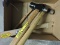 3 Ball Peen Hammers - Mini, Medium & 32oz  -- NEW Old Stock