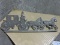 Smaller Metal Horse & Carriage Sign - Vintage - NEW Old Stock