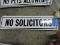 2 Metal: NO SOLICITORS Signs / 10