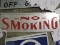 2 Metal: NO SMOKING Signs / 14