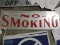 2 Metal: NO SMOKING Signs / 14