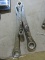 3 Ratcheting Box Wrenches 7/16