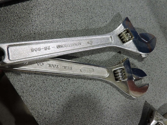 ARMSTRONG & WEIL Adjustable Wrenches (2 total) - NEW