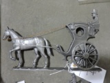 Vintage Metal Signage - Horse, Coach - Mountable - NEW