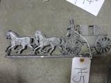 Vintage Metal Signage - Horse, Coach - Mountable - NEW