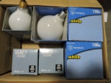 3 WESTIINGHOUSE 150 Watt Bulbs & 3 ABCO Vanity Bulbs - NEW