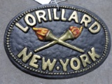 LORILLARD, NY Ins. Agent - Vintage Metal Sign - NEW