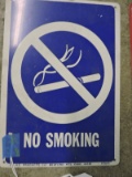 1 Metal: NO SMOKING Sign / 7