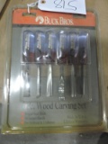 Buck Bros. 6-Piece Wood Carving Set  # CT306 -- NEW