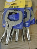 3 IRWIN Vice Grip # 6R, 6SP Locking C-Clamp -- NEW Vintage