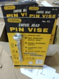 GENERAL Brand Swivel Head PIN Vise # 92 (4 total) - NEW