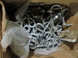 Lot of S-Hooks & V-Bolts -- See Photos -- NEW Old Stock