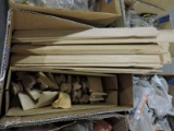 Lot of Apprx. 50 Wooden Paint Stirs & Wood Knobs -- NEW