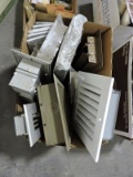 Assorted Steel Vent Covers - Apprx 14 - NEW Old Stock