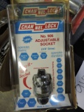 CHANNEL LOCKS Brand Adjustable  Sockets # 906 (2 total) - NEW