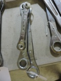 3 Ratcheting Box Wrenches  1/4