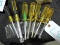 Lot of 7 Assorted Nut Drivers - CRESCENT, UPSON  3/16