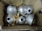 6 EAGLE Metal Oil Can Pump Bodies -- NEW Vintage Old Stock