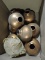 Lot of 9 Vintage Oil / Grease Cans / Pumps - No Spouts - NEW