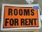 ROOM FOR RENT - Cardboard Signs - 20 Total - 11