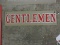 GENTLEMEN Sign - 14